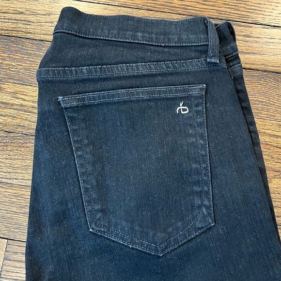 Rag and Bone Fit 2 Slim Fit Black Jeans - Picture 4 of 4